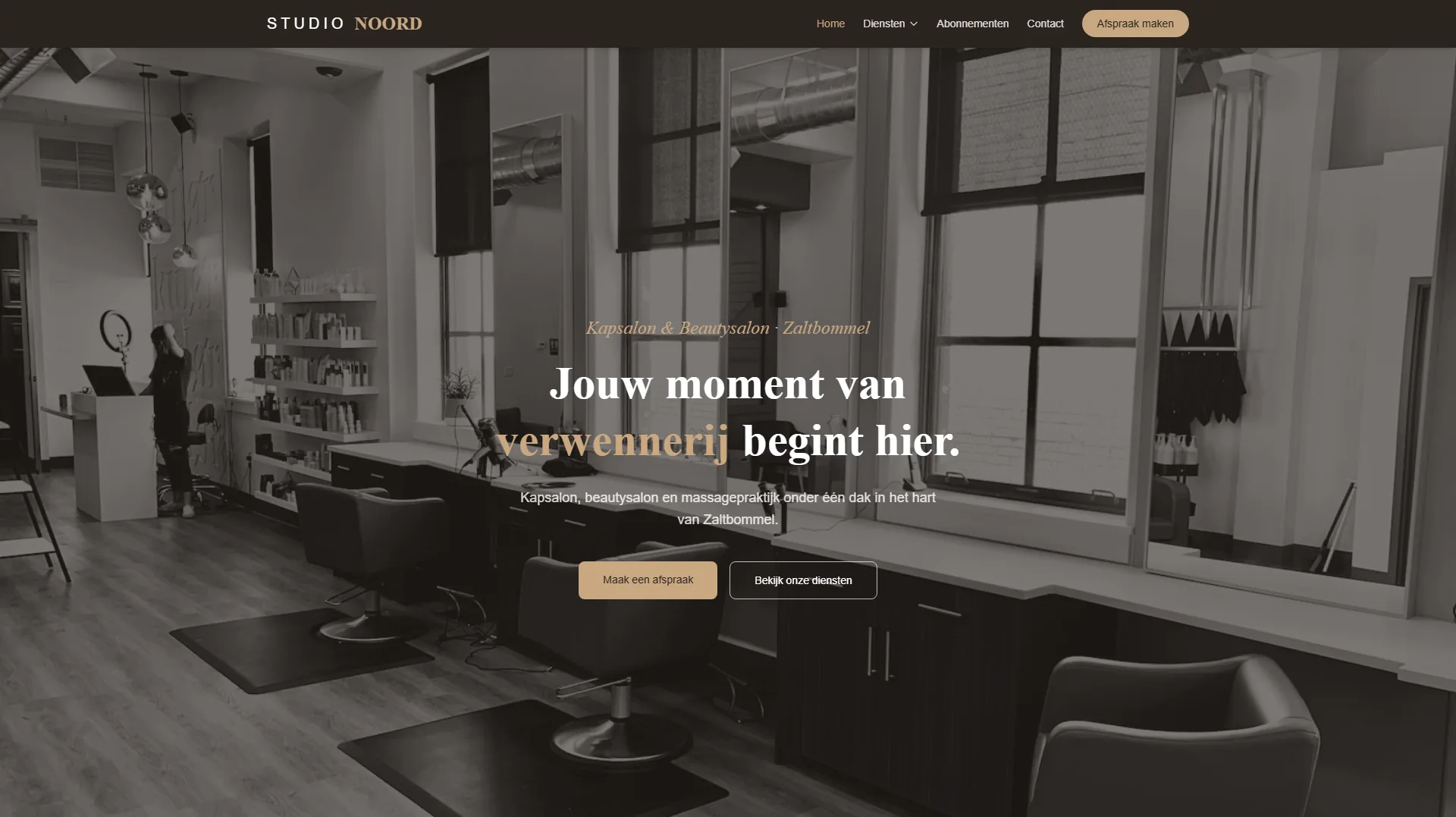 Studio Noord — kapsalon, beautysalon en massage